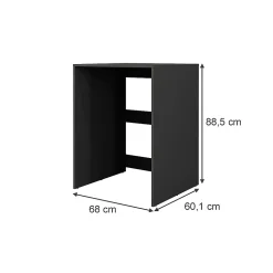 Vicco Armoire pour machine à laver Anthracite 68x88.5cm