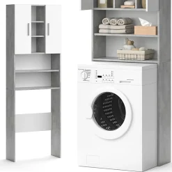 Vicco Armoire pour machine à laver Béton 64x190cm