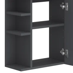 Vicco Ensemble de meubles de salle de bain Anthracite 2 parties, avec lavabo