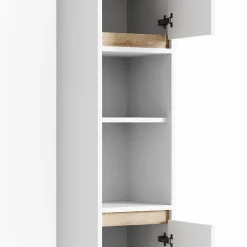 Vicco Meuble de rangement de salle de bain Blanc/Sonoma 30x190cm