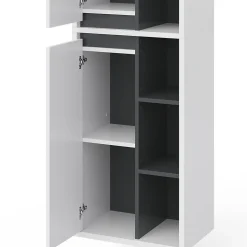 Vicco Meuble de rangement de salle de bain Blanc 50x170cm