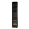 Vicco Meuble haut dangle Anthracite/Artisan 33x192cm 7 compartiments