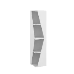 Vicco Meuble salle de bain Blanc 31.6x70.5cm avec 3 étagères