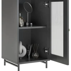 Vicco Meuble salle de bain Gris 30x171.5cm