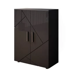 Vicco Meuble salle de bain Anthracite Haute brillance 60x81cm