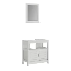 Vicco Meubles bain Blanc 2 pièces
