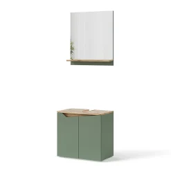 Vicco Meubles bain Vert/Artisan 2 pièces