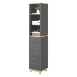 Vicco Meubles de salle de bain Anthracite 30x151.5cm avec tiroir
