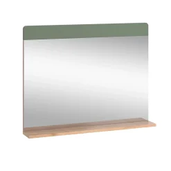 Vicco Miroir de salle de bain Force dor Chêne/Vert 80.1x62cm avec abonnement