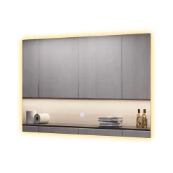 Vicco Miroir mural Verre 40x60cm avec rétro-éclairage