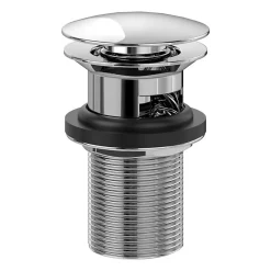 Villeroy & Boch Avento, pack lave-mains avec robinetterie, bonde clic-clac, siphon chromé et kit de fixation