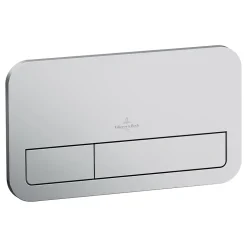 Villeroy & Boch ViConnect Plaque de déclenchement WC 200S, Chromé mat