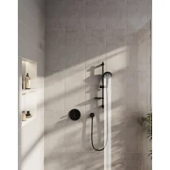 VitrA Bliss set de douche noir mat (douchette, flexible et barre)