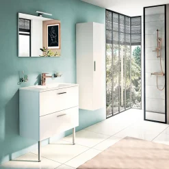 VitrA Bliss set de douche Cuivre (douchette, flexible et barre)