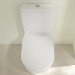 WC à poser compact sans bride sortie horizontale VILLEROY ET BOCH Avento avec abattant frein de chute