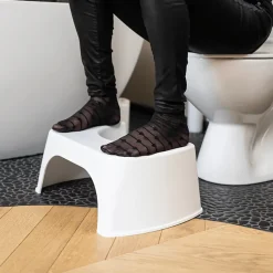 WC à poser sans bride GROHE Euro Ceramic + Tabouret physiologique Blanc