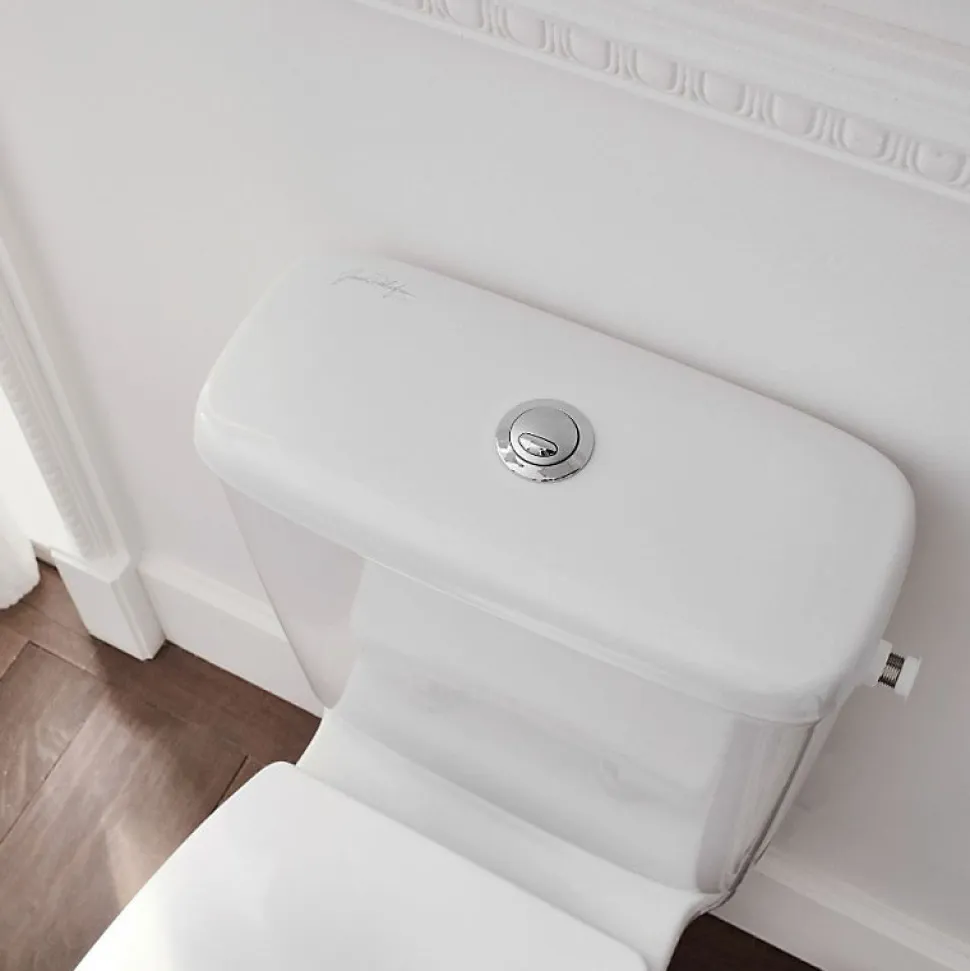 WC à poser sans bride sortie horizontale JACOB DELAFON Gaspard avec abattant frein de chute déclipsable + Tabouret bois
