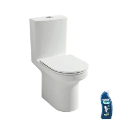 WC à poser sans bride sortie horizontale JACOB DELAFON Elite avec abattant frein de chute + Gel WC