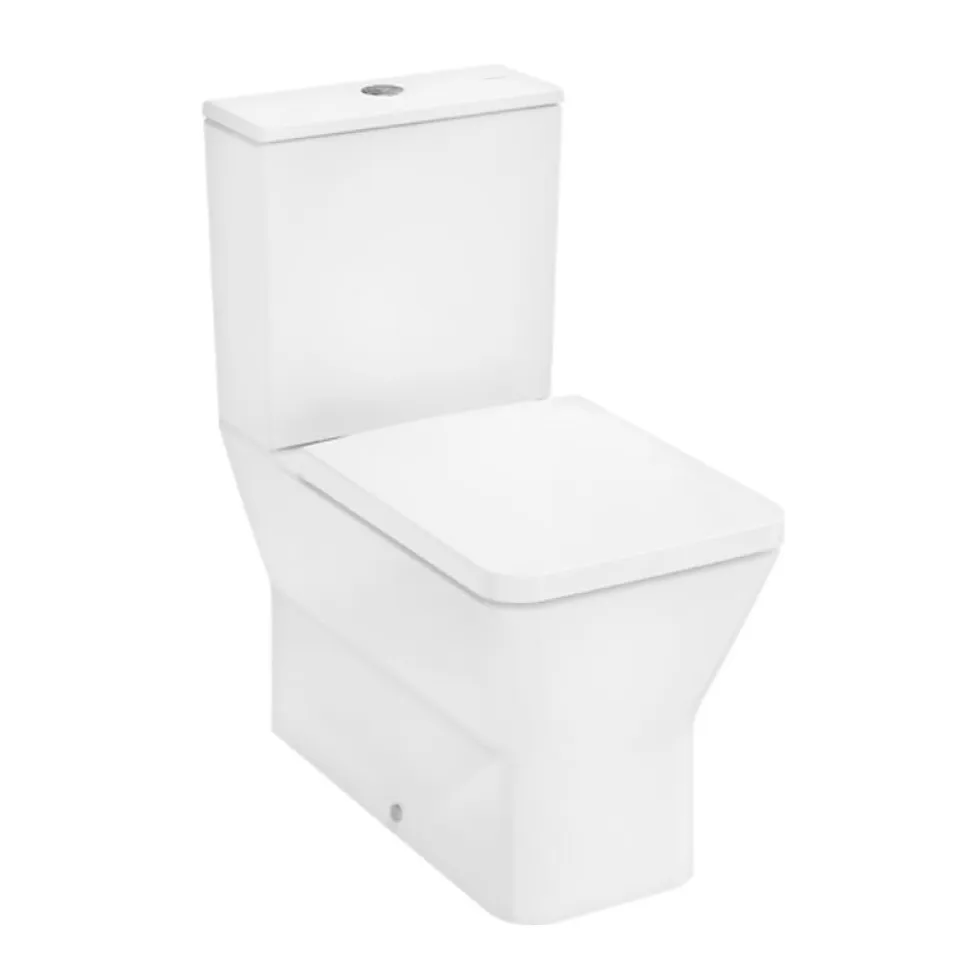 WC à poser sans bride sortie universelle HANSGROHE Elupura Original Q avec abattant