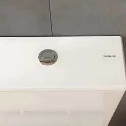 WC à poser sans bride sortie universelle HANSGROHE Elupura Original Q avec abattant