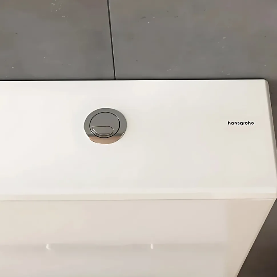 WC à poser sans bride sortie universelle HANSGROHE Elupura Original Q avec abattant