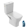 WC à poser sans bride sortie horizontale JACOB DELAFON Struktura avec abattant + gel WC