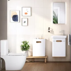 WC à poser sans bride VITRA Sento + abattant slim frein de chute blanc