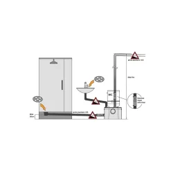 wc Broyeur adaptable 600 watts, Broyeur toilette BSF-100 pour salle de bain ou WC, marque Française BSF
