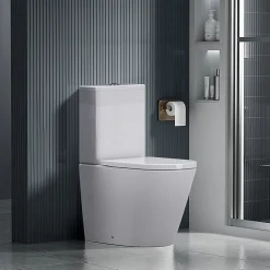 WC en Céramique Blanche à poser - Design moderne