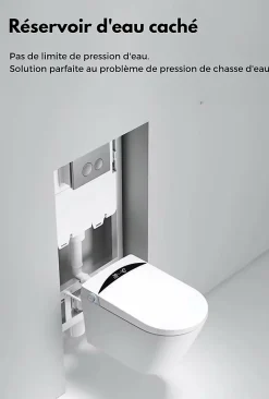 WC JAPONAIS EN CERAMIQUE - T31 WALL HUNG SUSPENDU