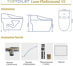 WC japonais TopToilet Luxe Platinium 2