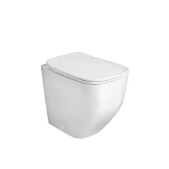 Wc Sur Pied Encastré Blanc Poli Mozart