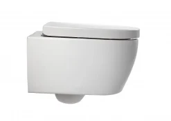 WC suspendu à fond creux sans bride NANO protection - abattant Softclose - NT2038
