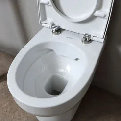 Wc Suspendu En Céramique Blanche - Tuckett