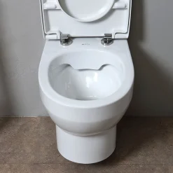 Wc Suspendu En Céramique Blanche - Tuckett