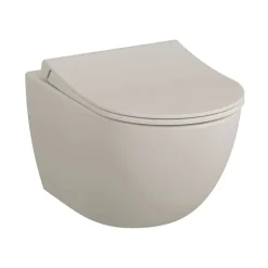 WC suspendu sans bride VITRA Sento lin + abattant