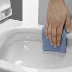 WC Toilettes : cuvette blanche avec siège de toilette Slim Soft-Close