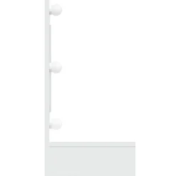 ZMH Armoire à miroir avec LED blanc 90x31,5x62 cm