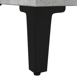 ZMH Armoire de salle de bain gris béton 30x30x190 cm