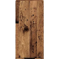 ZMH Armoire de salle de bain murale vieux bois 32x20x67 cm