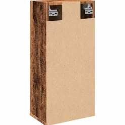 ZMH Armoire de salle de bain murale vieux bois 32x20x67 cm