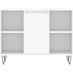 ZMH Armoire de salle de bain blanc 80x33x60 cm bois d'ingénierie