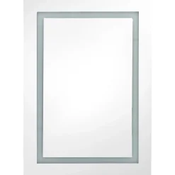 ZMH Armoire de salle de bain à miroir LED 50x13x70 cm