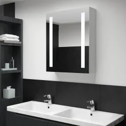 ZMH Armoire de salle de bain à miroir LED 50x13x70 cm