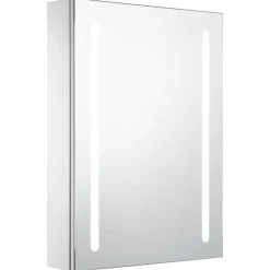 ZMH Armoire de salle de bain à miroir LED 50x13x70 cm