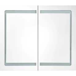 ZMH Armoire de salle de bain à miroir LED 80x12,2x68 cm
