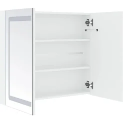 ZMH Armoire de salle de bain à miroir LED 80x12,2x68 cm