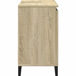 ZMH Armoire salle de bain chêne sonoma 65x33x60 cm