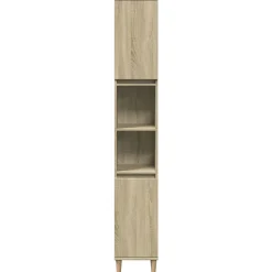 ZMH Armoire salle de bain chêne sonoma 30x30x190 cm