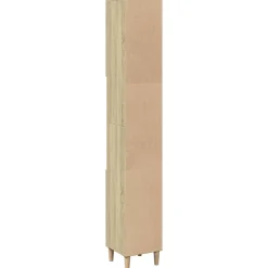 ZMH Armoire salle de bain chêne sonoma 30x30x190 cm
